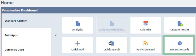 netsuite portlets